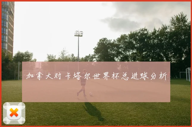 加拿大对卡塔尔世界杯总进球分析